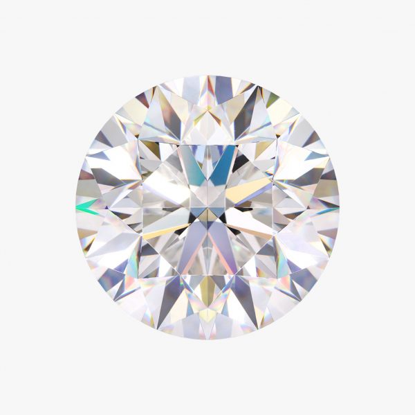 Round Brilliant moissanite