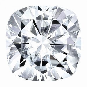 Square Cushion Moissanite – VVS1 clarity, D color – 0.3 – 15 carats